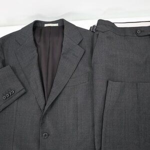 Suitsupply Suit Mens 40R 36x29.5 Reda 1865 Pure Wool Havana Jetted Gray nailhead